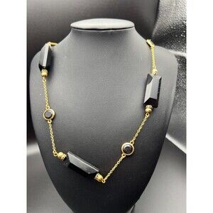 KATE Spade Black Station Long Necklace